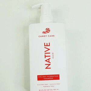 Native Candy Cane Holiday Hydration Shampoo Paraben Silicone Sulfate Free 16.5